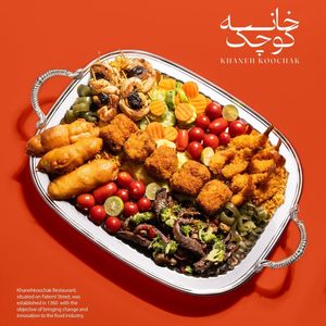 سفارش مجالس و سینی‌های ویژه غذا در رستوران خانه کوچک