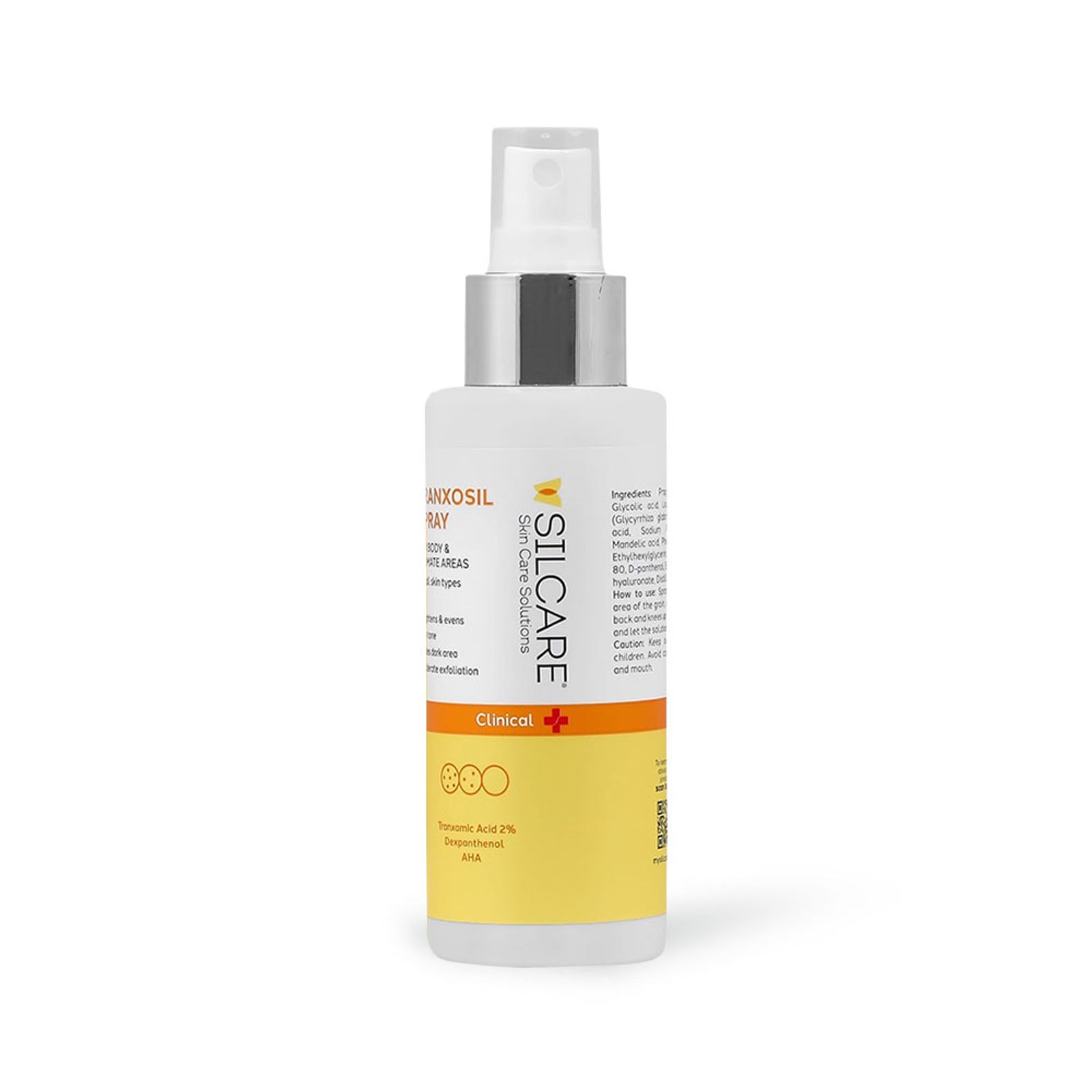 اسپری ترانزوسیل روشن کننده بدن 120ml سیلکر