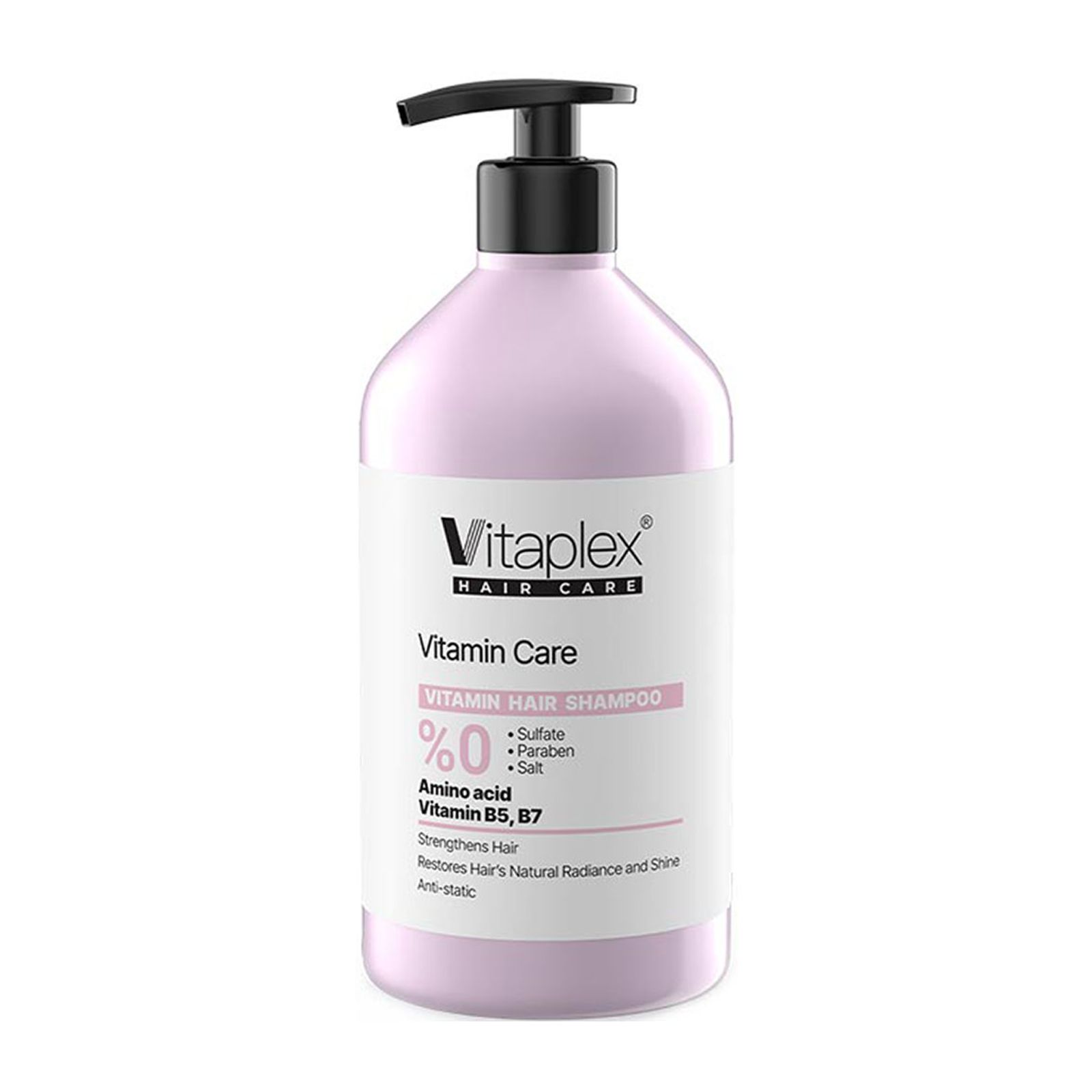 شامپو مو Vitamin Care مناسب موهای خشک و معمولی حجم 500ml ویتاپلکس