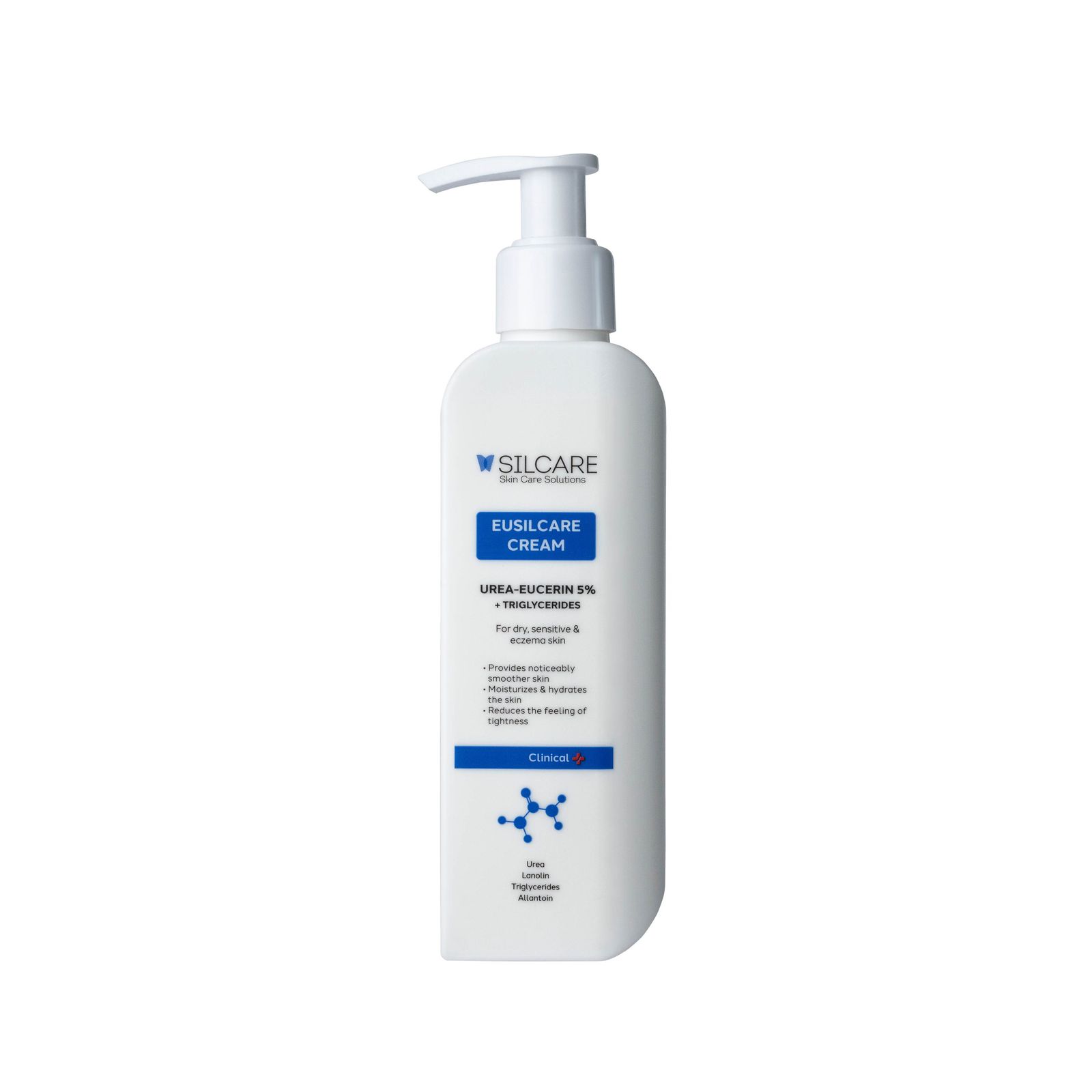 کرم مرطوب کننده سیلکر مدل EUSILCARE اوره اوسرین 5% حجم 150 میلی لیتر