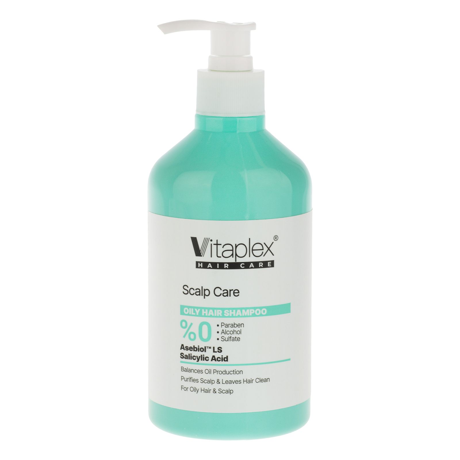 شامپو ویتاپلکس مناسب مو و پوست سر چرب500ml مدل sculp care