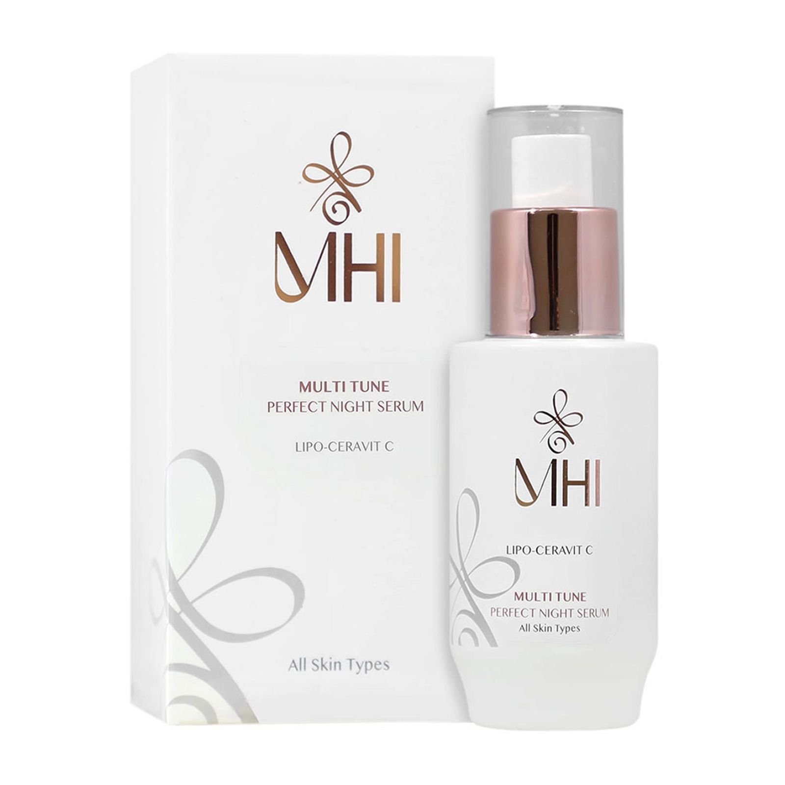 سرم شب یکدست کننده پوست MHI ام اچ آی حجم 40ML