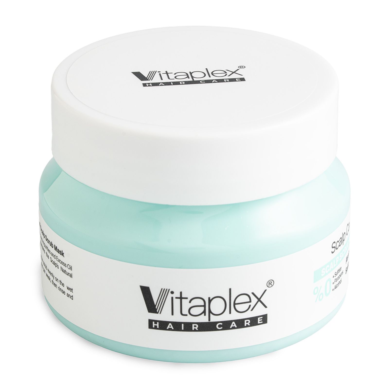 ماسک اسکراب ضد شوره و تنظیم کننده چربی کف سر مدل scalp care ویتاپلکس