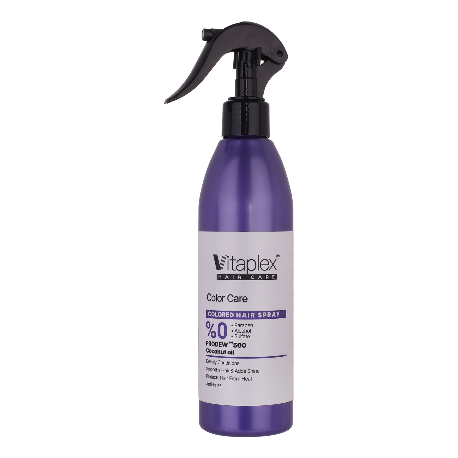 اسپری محافظت کننده و آبرسان ویتاپلکس مدل CC مناسب مو رنگ شده حجم 300ml