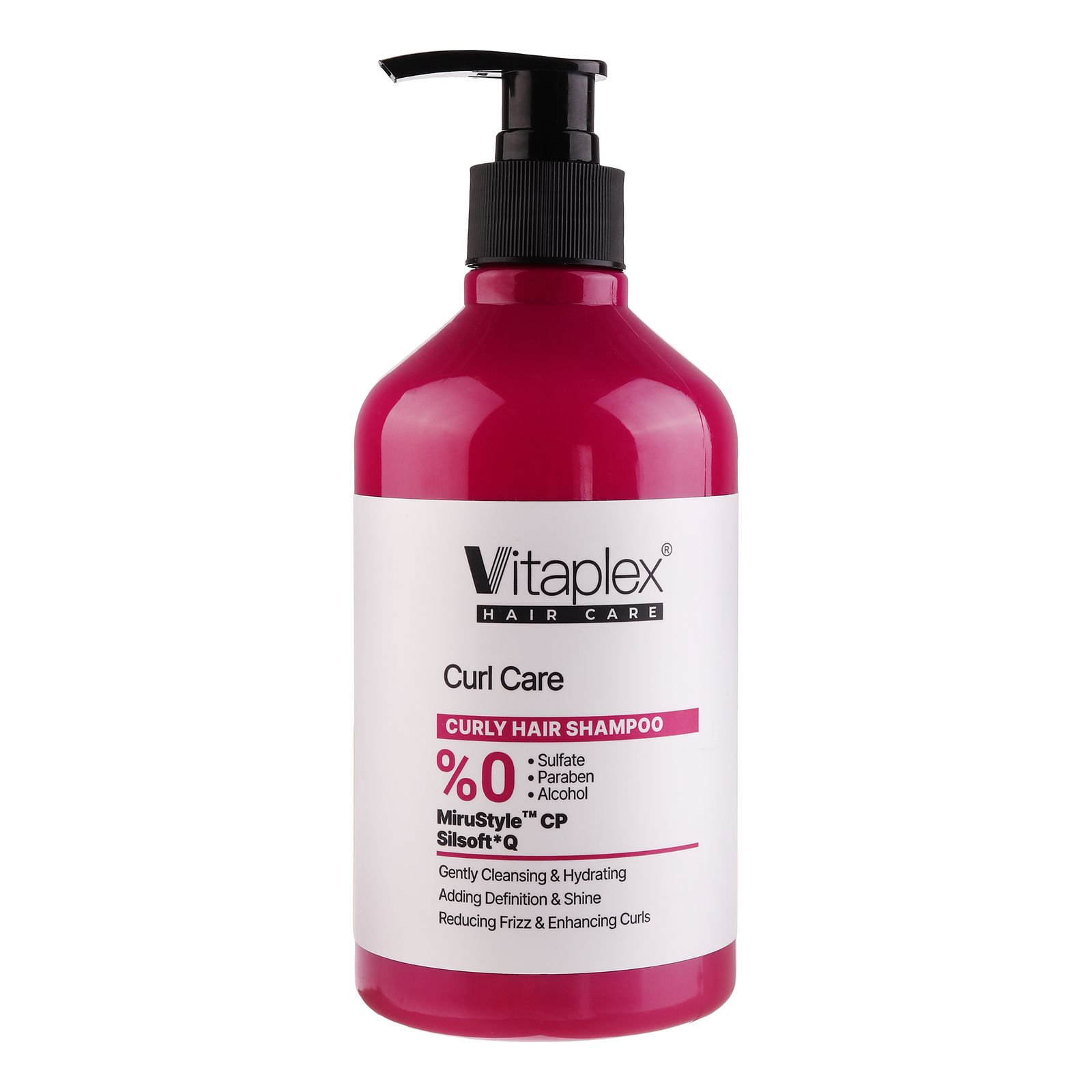 شامپو ویتاپلکس مناسب موهای فر 500ml مدل curl care